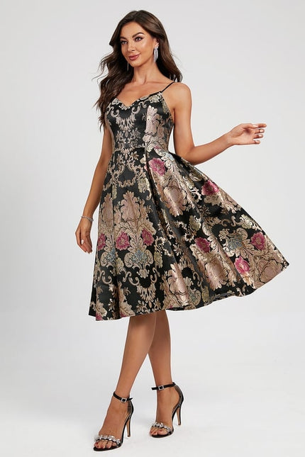 Robe Midi Éclat Satiné - gallery 5
