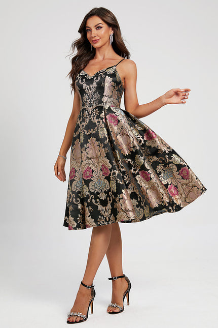 Robe Midi Baroque Éclatante - gallery 5