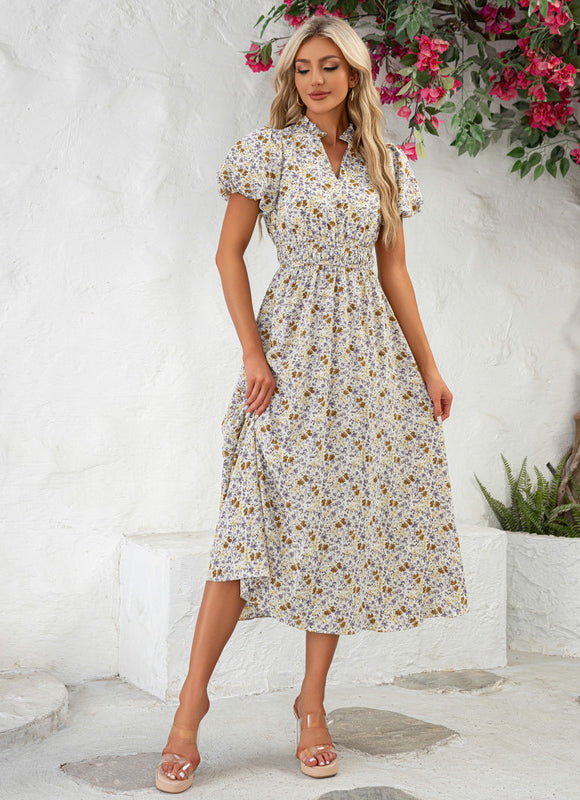 Robe Midi Serenade Florale - gallery 6