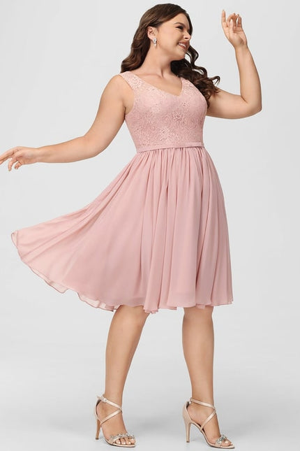 Robe Midi Éclat Rosé - gallery 9