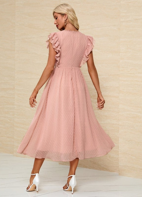 Robe Midi Midi Texturée - gallery 1