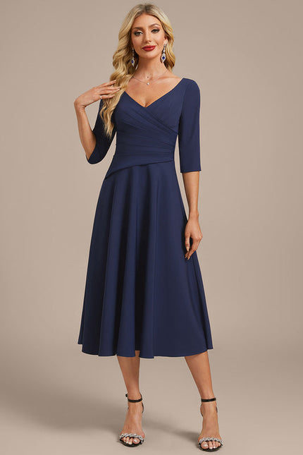 Robe Midi En Crêpe - gallery 2