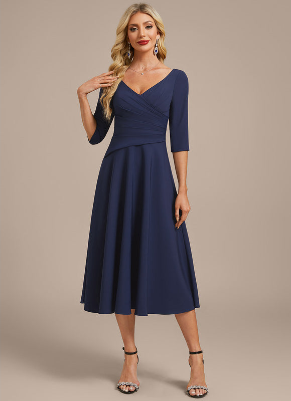 Robe Midi En Crêpe - gallery 2