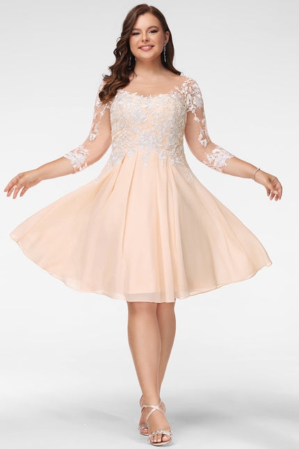 Robe Midi Dentelle Aubergine - gallery 7