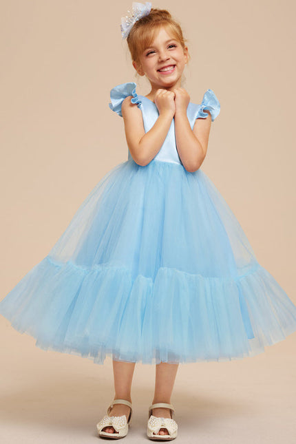 Robe Midi Tulle Bleu Pâle