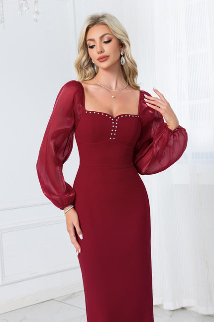 Robe Midi Col Bardot - gallery 5