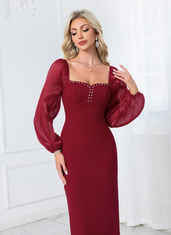 Robe Midi Col Bardot - gallery 5