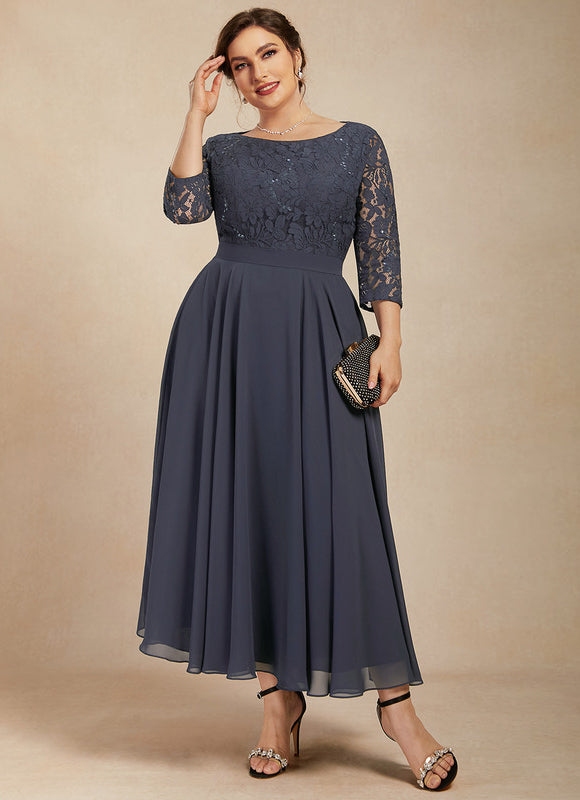 Robe Midi Manche 3 4 - gallery 9