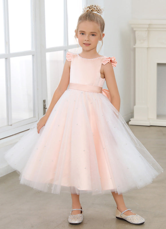 Robe Midi Satinée Perlée - gallery 4