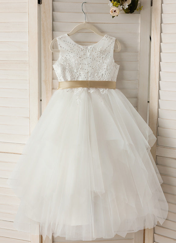 Robe Midi Tulle Ivoire - gallery 3