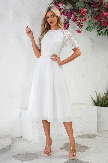 Robe Midi Élégance Éthérée - gallery 2