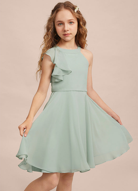 Robe Midi Mousseline Verte
