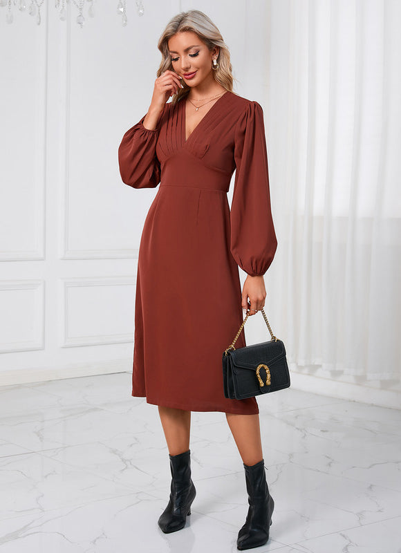 Robe Midi Sienna Élégante - gallery 5