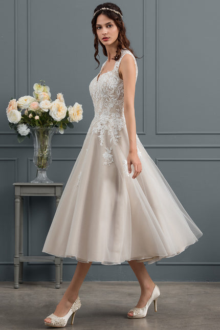 Robe Midi Écrue Enchantée - gallery 4