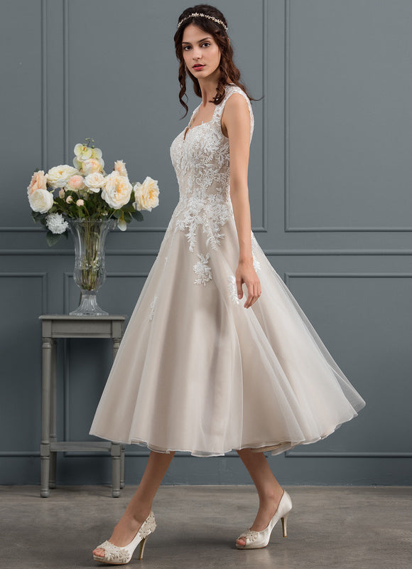 Robe Midi Écrue Enchantée - gallery 4