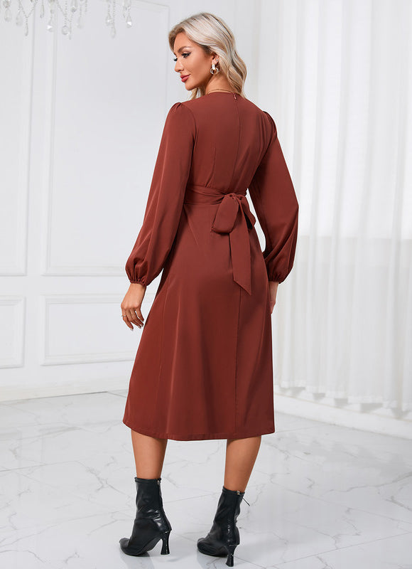 Robe Midi Sienna Élégante - gallery 1