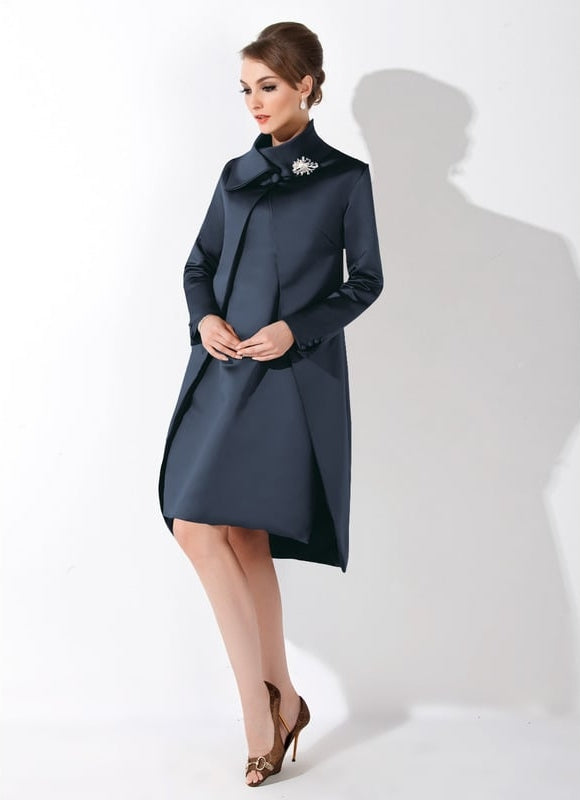 Robe Midi Satin Ombre - gallery 3