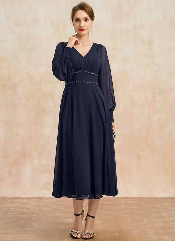 Robe Midi Mère Élégante - gallery 4