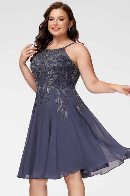 Robe Midi Nuit Marine - gallery 6