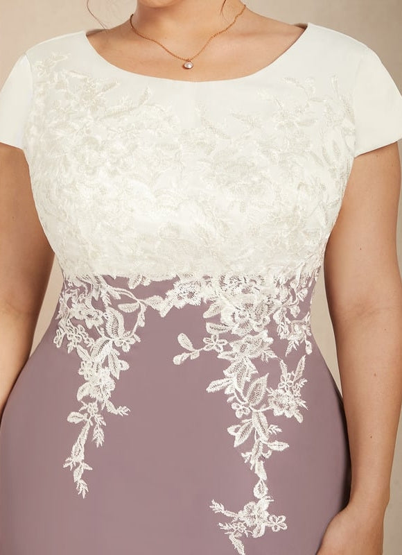 Robe Midi Violet Élégant - gallery 7