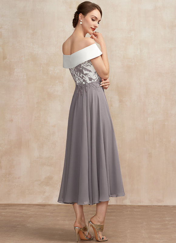 Robe Midi Aube Satinée - gallery 2