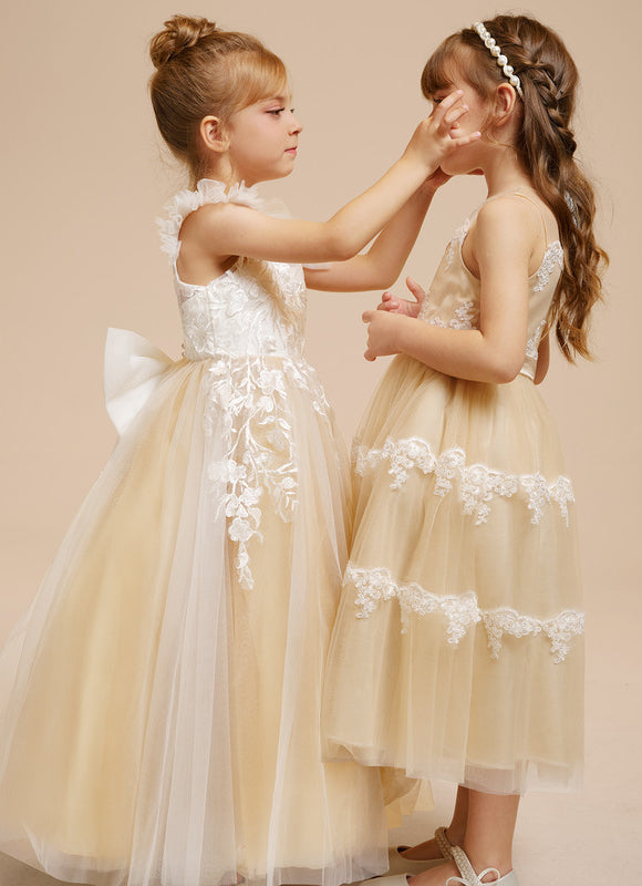 Robe Midi Tulle Doré - gallery 3