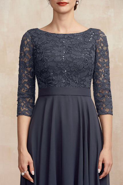 Robe Midi Manche 3 4 - gallery 1