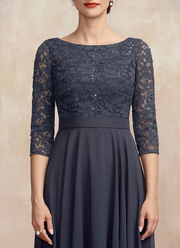Robe Midi Manche 3 4 - gallery 1
