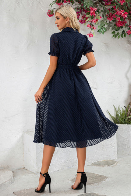 Robe Midi Chic Rayée - gallery 5