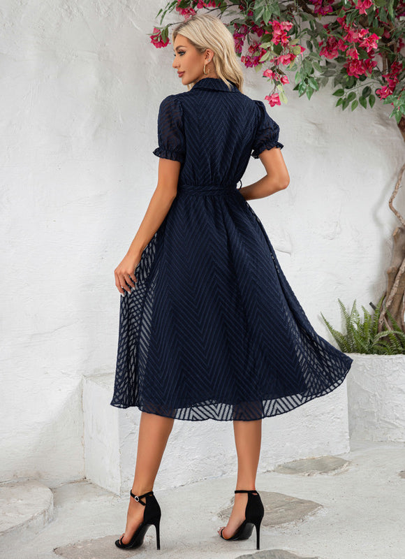 Robe Midi Chic Rayée - gallery 5