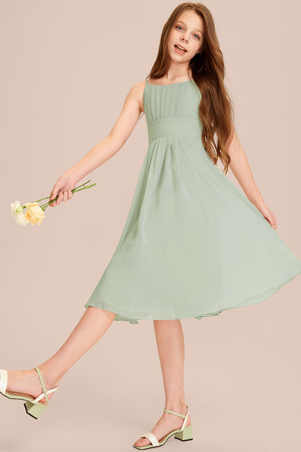 Robe Midi Évasée Marine - gallery 2