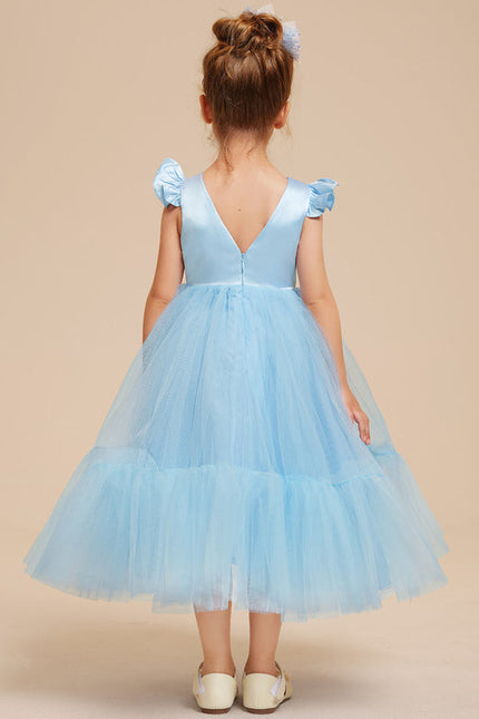 Robe Midi Tulle Bleu Pâle - gallery 3