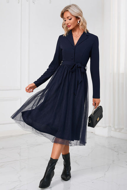 Robe Midi Élégante Tulle - gallery 3