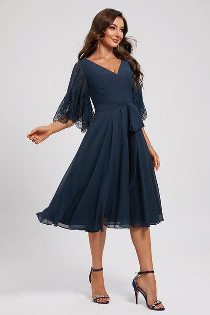 Robe Midi Longue Évasée - gallery 1