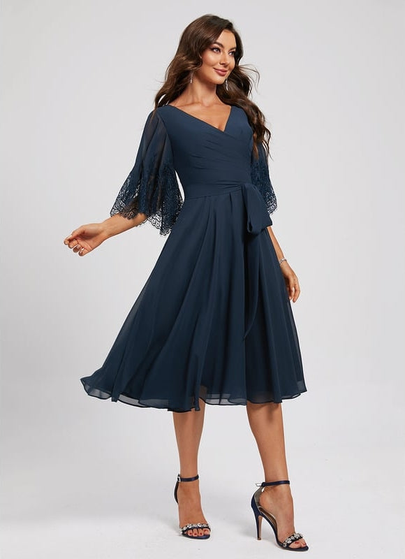 Robe Midi Longue Évasée - gallery 1