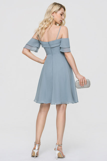 Robe Midi Céleste Flottante - gallery 6
