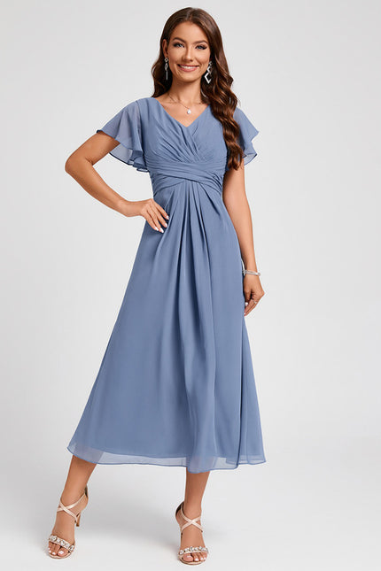 Midi Robe De Cocktail Pour Mariage Chic - gallery 5