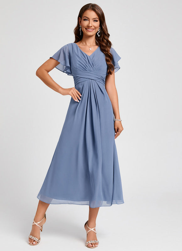Midi Robe De Cocktail Pour Mariage Chic - gallery 5