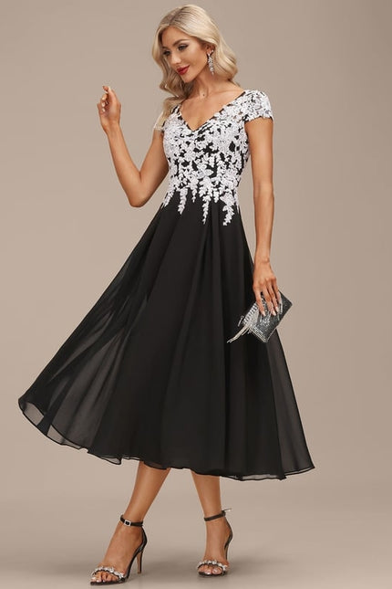 Robe Midi Élégance Nocturne - gallery 2