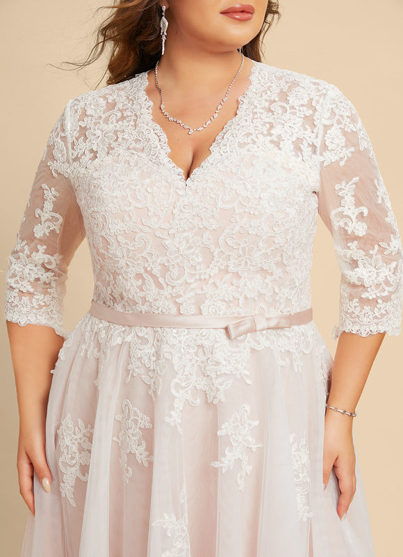 Robe Midi Écrue Élégante - gallery 9