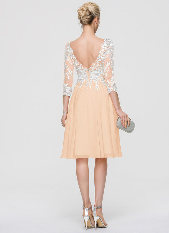 Robe Midi Dentelle Aubergine - gallery 1