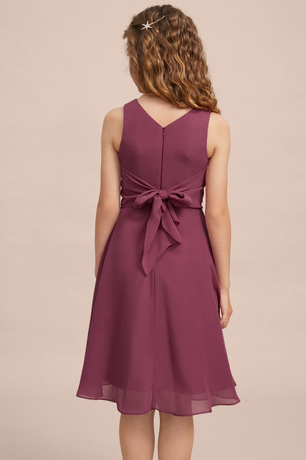 Robe Midi Évasée Marine - gallery 4