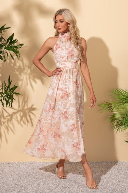 Robe Midi Florale Évasée - gallery 3