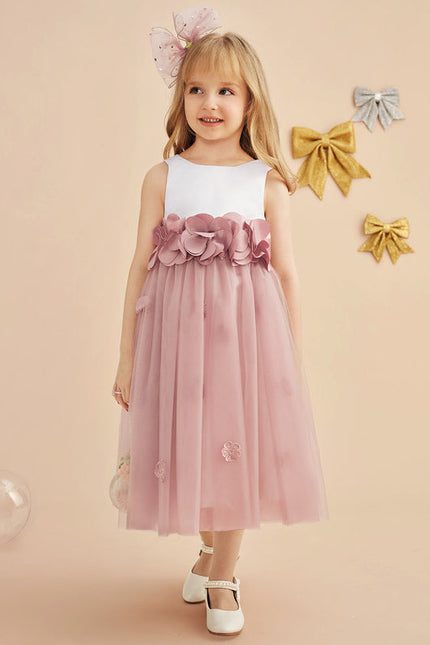 Robe Midi Fleur De Satin - gallery 4