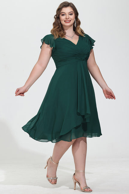 Robe Midi Aérienne Marine - gallery 8