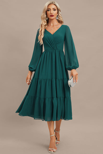 Robe Midi Fluide Élégante
