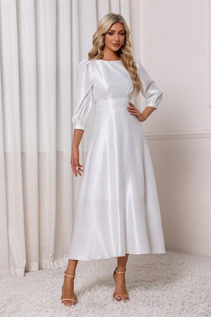 Robe Midi Col Bateau - gallery 2