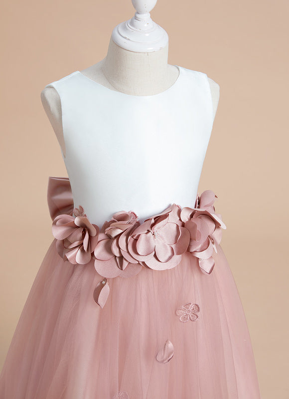 Robe Midi Fleur De Satin - gallery 7