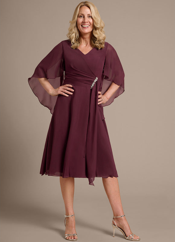 Midi Robe De Soirée Chic Pour Mariage