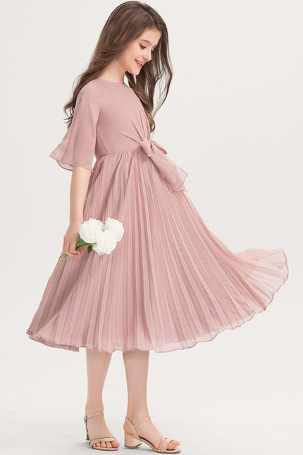 Robe Midi Plissée Douce